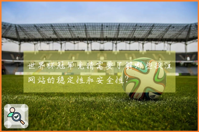世界杯冠军竞猜需要了解哪些投注网站的稳定性和安全性？